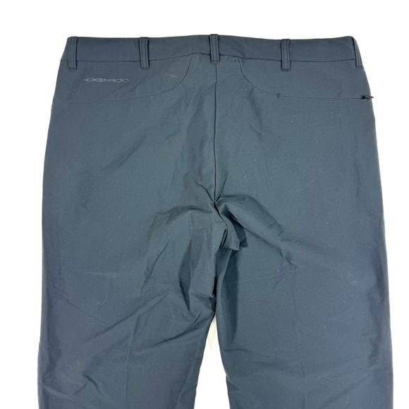 Exofficio Straight Leg Pants Black Size 14 Outdoor Hiking - Picture 3 of 8